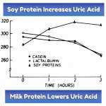 Milk Protein, Soy Protein & Uric Acid